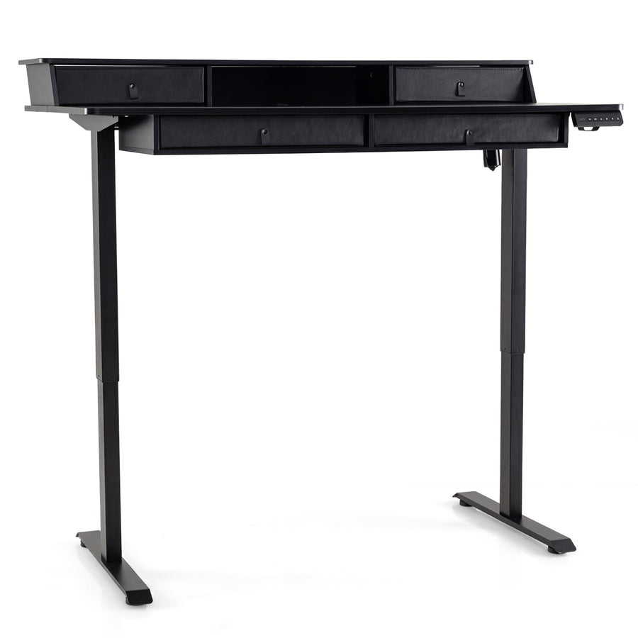 55 Inch x 27 Inch Electric Standing Desk with Drawers