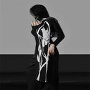 Hand-painted Thorn Rose Winter Angora Couple Scarf