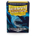 Dragon Shield: Standard 100ct Sleeves - Night Blue Botan (Matte)