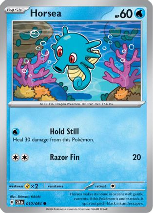 Horsea 010/064 - SV Shrouded Fable Reverse Holofoil