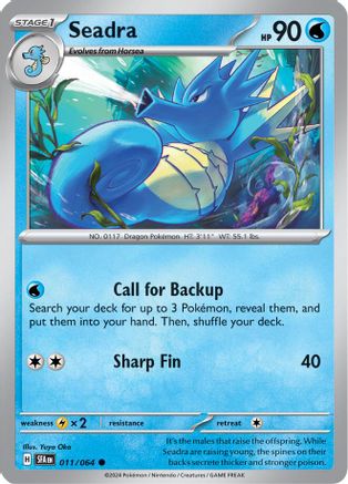 Seadra 011/064 - SV Shrouded Fable Reverse Holofoil