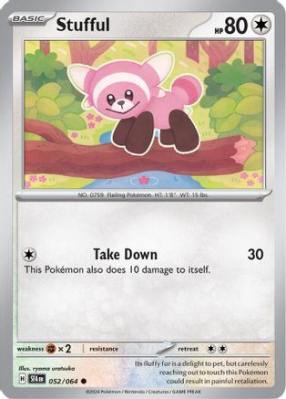 Stufful 052/064 - SV Shrouded Fable Reverse Holofoil
