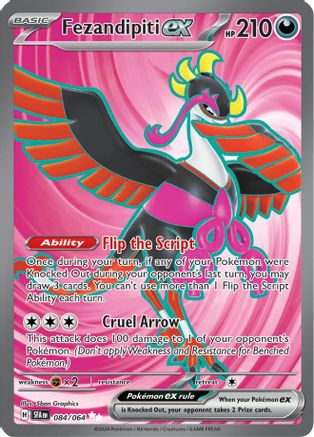 Fezandipiti ex 084/064 - SV Shrouded Fable Holofoil