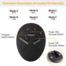 EMS Foot Massage Pad Electric Stimulator Massager Unit Leg Reshaping Muscle Pain Relax Foldable Massage Mat w/ 6 Modes 10 Intensity Levels