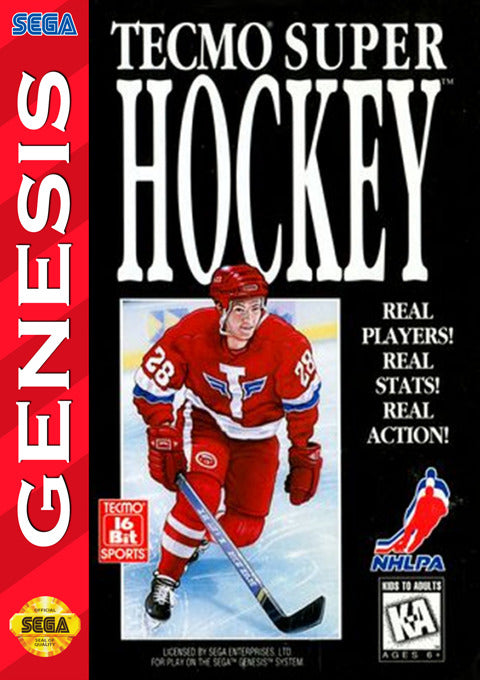 Tecmo Super Hockey (Sega Genesis)