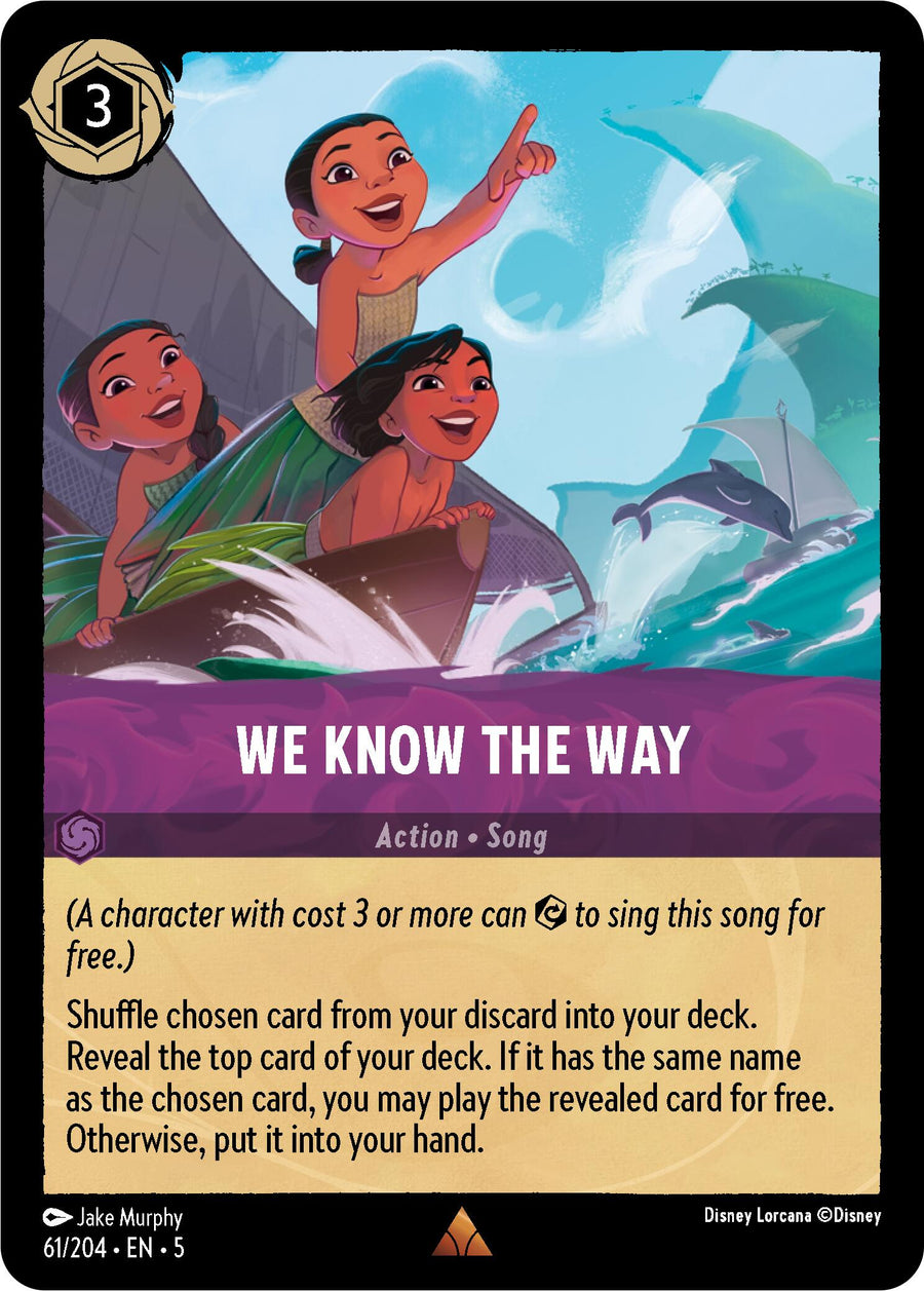 We Know the Way (61/204) - Shimmering Skies Cold Foil