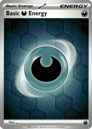 Basic Darkness Energy (Reverse Holofoil) 007 - SV Shrouded Fable Reverse Holofoil