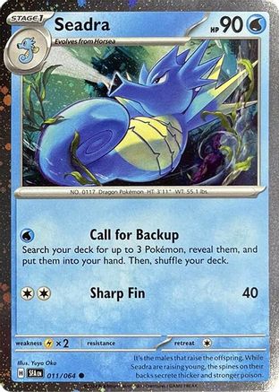 Seadra (Cosmos Holo) 011/064 - Miscellaneous Cards & Products Holofoil