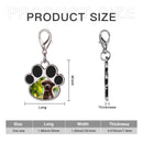 Personalized Paw Print Photo Keychain & Clip-On Charm