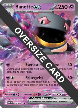 Banette ex 088/198 - Jumbo Cards Holofoil