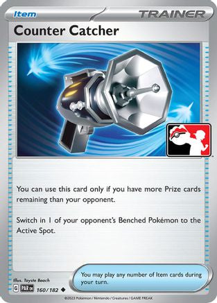 Counter Catcher 160/182 - Prize Pack Series Cards Holofoil