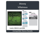 "Disney Villainous" Compatible Card Sleeve Bundle (8810 X 3 + 8818 x 1)