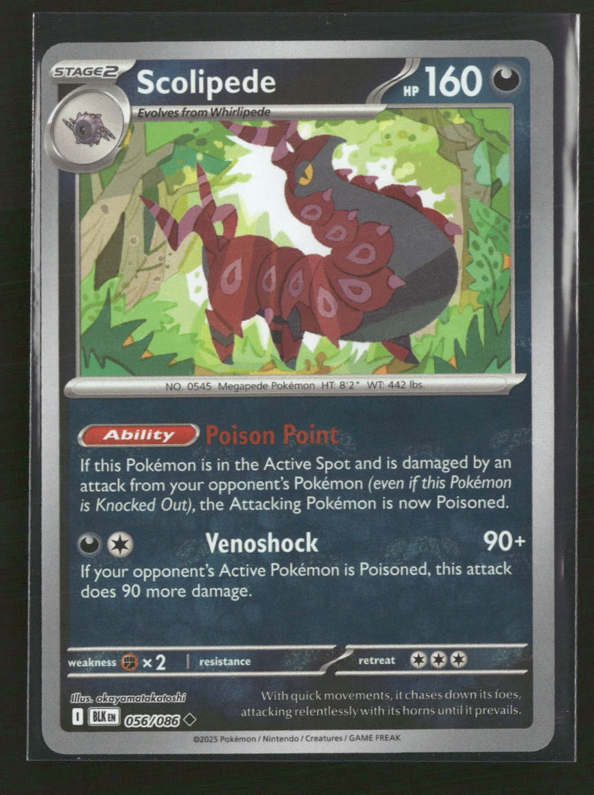 SV: Black Bolt Scolipede (Master Ball Pattern) #056/086 – Ralphie's Funhouse