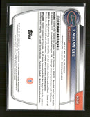 2025-26 Bowman Chrome Prospects Red Mojo Refractor Xaivian Lee #/5 #BCP-28