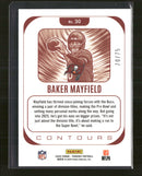 2025 Panini Phoenix Contours Silver Mojo Prizm Baker Mayfield #/75 #30