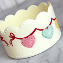 Heart Bunting Scallop Tumbler Boot