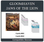 "Gloomhaven: Jaws of the Lion" Compatible Card Sleeve Bundle (8803 X 4 + 8810 X 2)