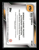 2025 Bowman University Chrome Prospect Auto Refractor Beau Pribula #/299 #BCA-BP