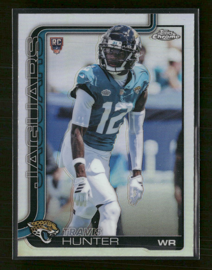 2025 Topps Chrome Refractor Travis Hunter Rookie #332