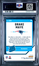 2024 Panini Donruss Optic Holo Drake Maye 9 PSA #229