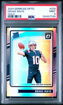 2024 Panini Donruss Optic Holo Drake Maye 9 PSA #229