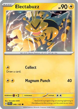 Electabuzz 046/142 - SV07 Stellar Crown Reverse Holofoil