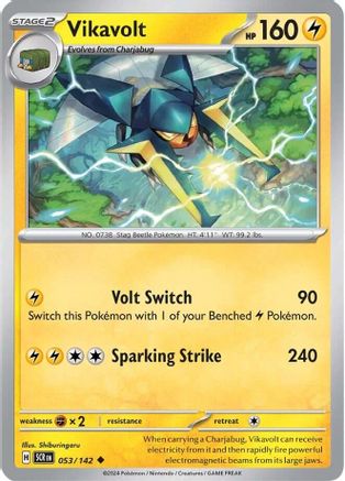 Vikavolt 053/142 - SV07 Stellar Crown Reverse Holofoil