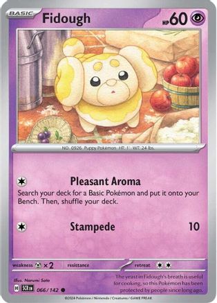 Fidough 066/142 - SV07 Stellar Crown Reverse Holofoil