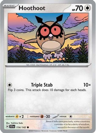 Hoothoot 114/142 - SV07 Stellar Crown