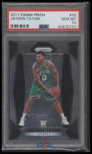 2017 Panini Prizm Jayson Tatum 10 PSA #16