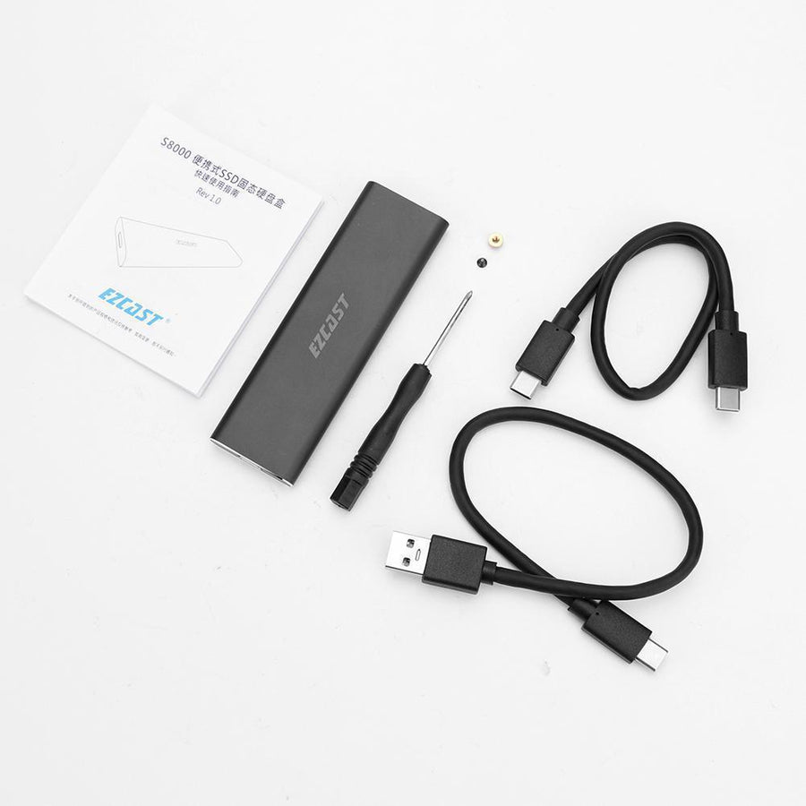 NVMe SSD to USB3.1 Gen2 Enclosure
