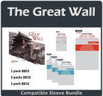 "The Great Wall" All-In (Awaken Realms 2020) Compatible Sleeve Bundle (8803 X 1 + 8810 X 3 + 8816 X 1)