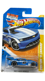 Hot Wheels 2011 New Models Blue 5/50 Custom '11 Camaro 5/244