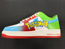 Custom Pokemon Painted Air Force Ones - Size 10