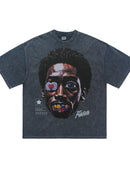 Men's Graphic Round Neck Short Sleeve T-Shirt