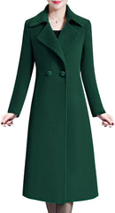 Winter Double-breasted Lapel Long Coat