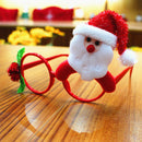 Santa Glasses Christmas Party Supplies Decor