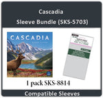 cascadia card sleeves Swan (57x110mm) - 160 Pack, Thin Sleeves box sizes can vary and may not be compatible with the version our products were designed for Cascadia Card Sleeve Kit