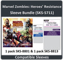 "Marvel Zombies: Heroes' Resistance" Compatible Card Sleeve Bundle (8801  X 1 + 8813 X 1)