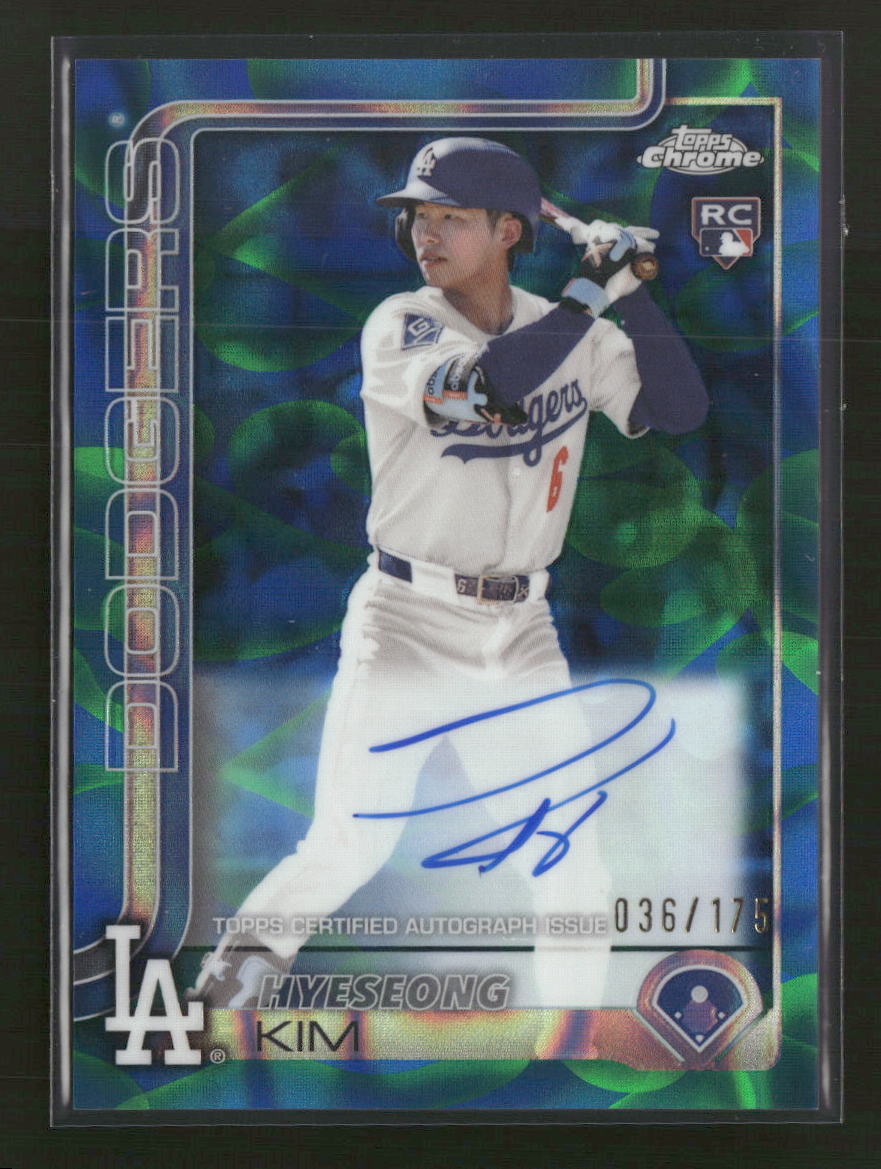 2025 Topps C. Update RC Auto Blue/Green Lava Lamp Hyeseong Kim #/175 #RA-HYE