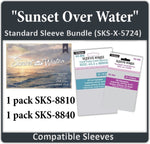 "Sunset Over Water" Compatible Card Sleeve Bundle (8810 X 1 + 8840 X 1)