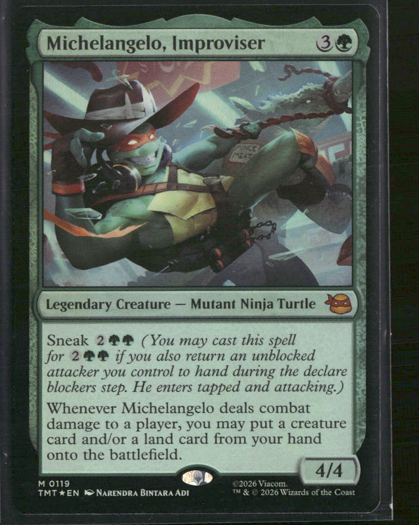 Teenage Mutant Ninja Turtles Michelangelo, Improviser #119