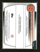 2025-26 Bowman Chrome Prospect Auto Reptilian Green Kiyan Anthony /99 CPA-KA
