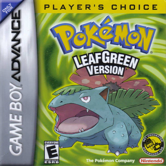 Pokemon LeafGreen Version Player's Choice (Gameboy Advance)