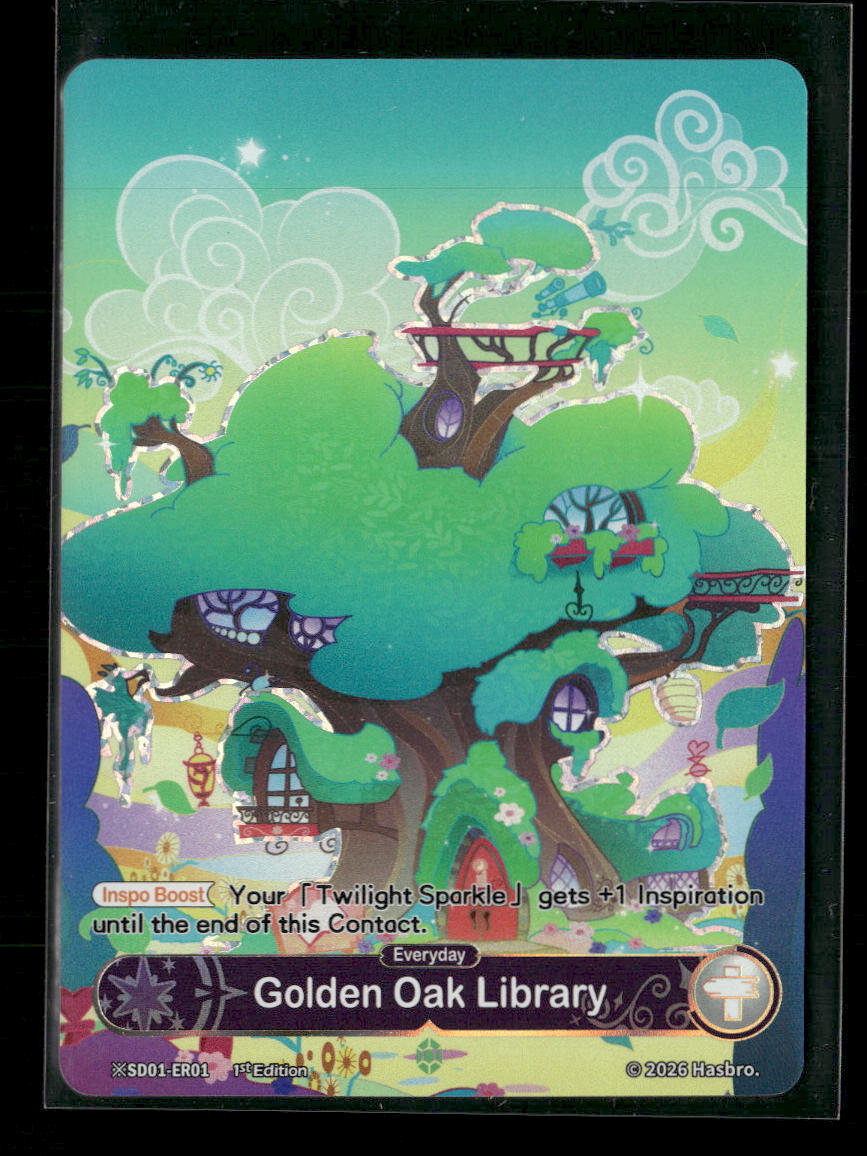 My Little Pony Fantasy Wonderland 1st Edition Day Energy Golden Oak Library