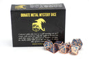 Solid Metal Molded Mystery Box Dice Set
