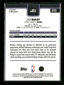2025-26 Topps Chrome Basketball Refractor Ace Bailey Rookie #255