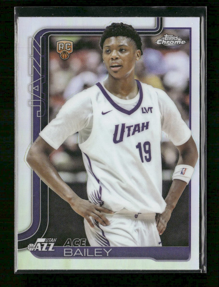 2025-26 Topps Chrome Refractor Ace Bailey Rookie #255