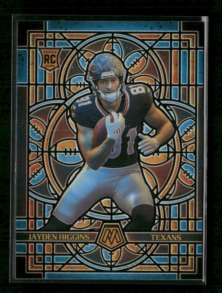 2025 Panini Mosaic Stained Glass Jayden Higgins #11