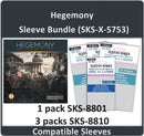 "Hegemony" Compatible Card Sleeve Bundle (8801 x 1 + 8810 x 3)